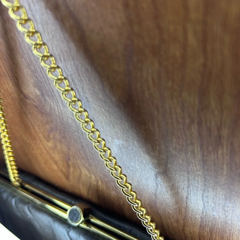 Elegant‎ Brown Leather Clutch